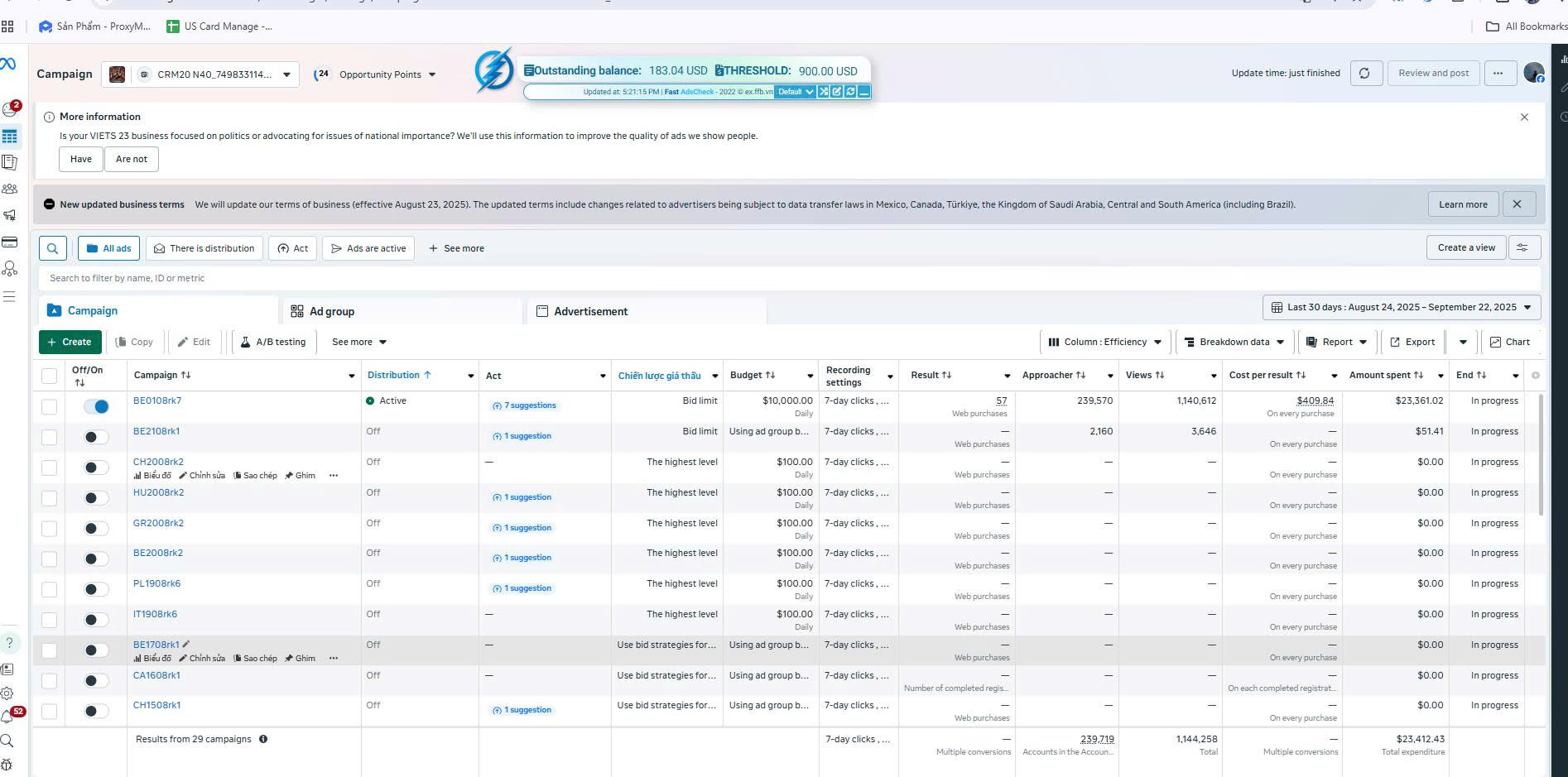 Additional campaign spending proof