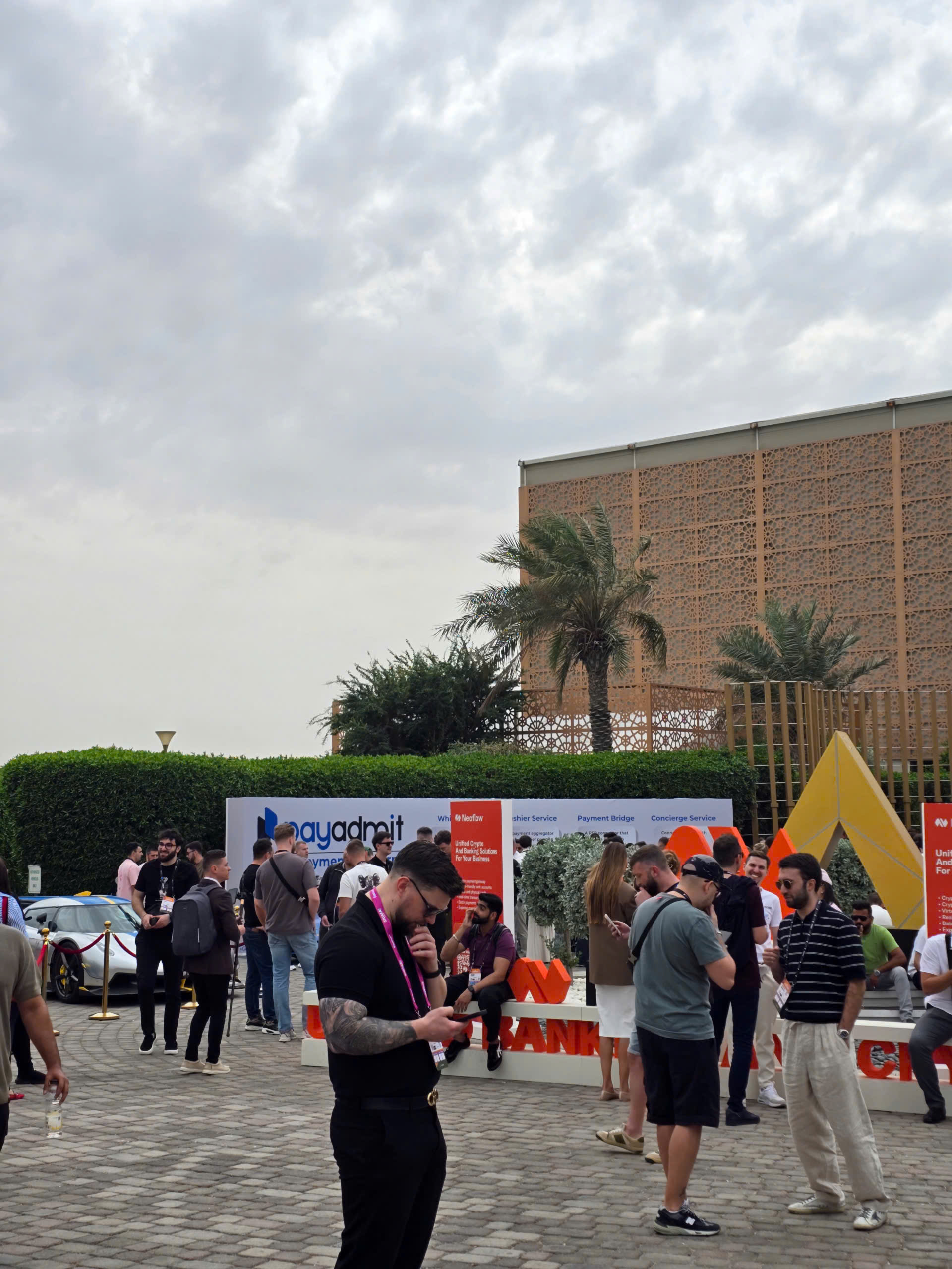 Roman Agency presentation booth at affiliate event